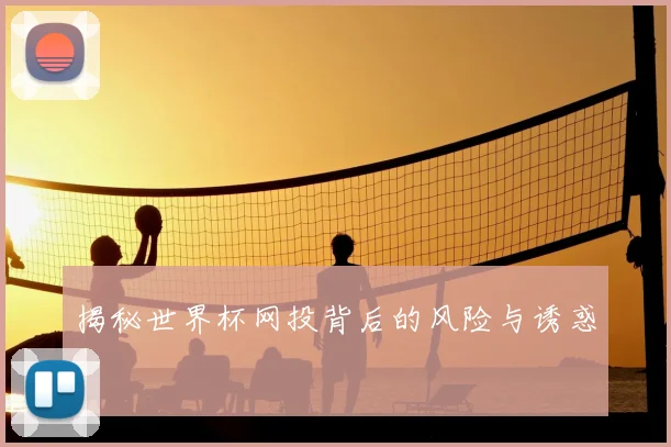 揭秘世界杯网投背后的风险与诱惑