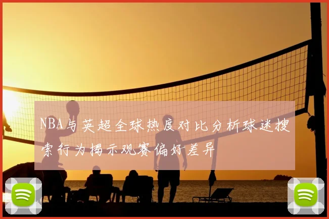 NBA与英超全球热度对比分析球迷搜索行为揭示观赛偏好差异